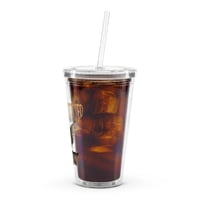 Image 4 of DIVINELY PROTECTED Clear plastic tumbler
