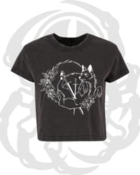 Image 1 of PRÉCOMMANDE crop top Signature - « Blooming Grief » LVB série limitée 
