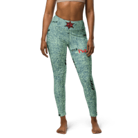 Image 4 of BRH Star PWR Yoga Leggings