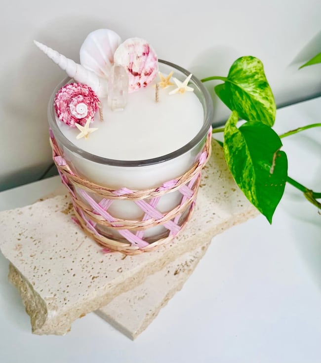 Boho Seashell Candle - 400g