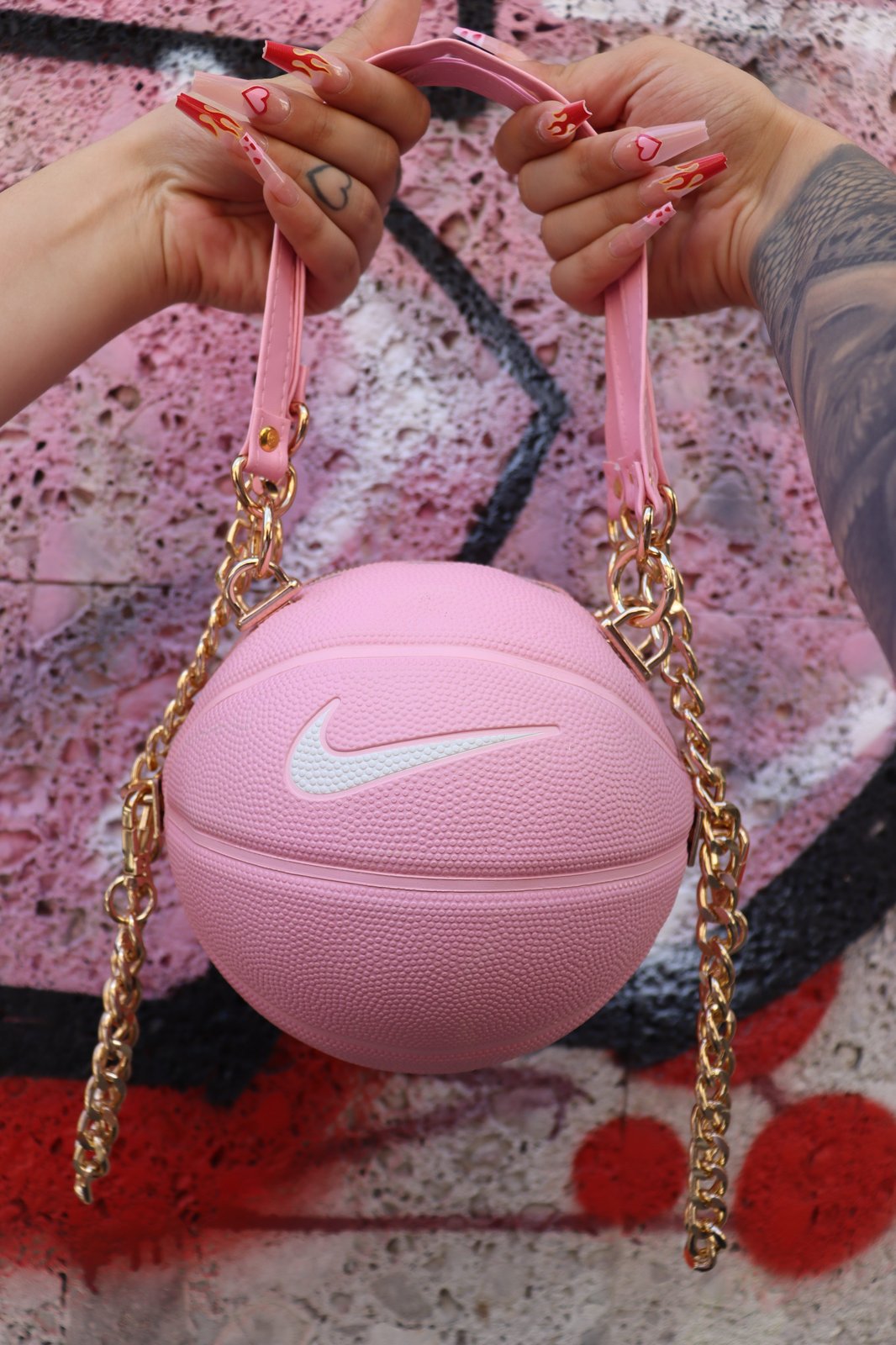 Nike ball 2025 bag pink