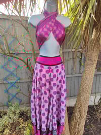 Image 12 of Milan Hareems/ Bloomer/ Balloon  trousers with matching head scarf - spotty upto size 14