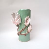 Image 5 of Magnolia vase (green)