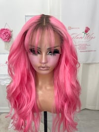 Image 9 of Salmon pink bangs (ready to ship) 