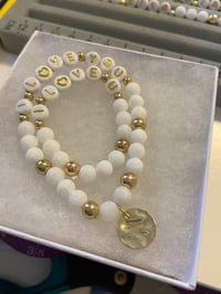 Image 4 of mama + mini matching bracelet set