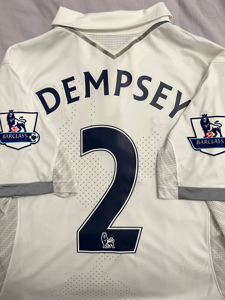 Image of Tottenham Hotspur “DEMPSEY 2” 2012/13 Home Shirt + patches (L)