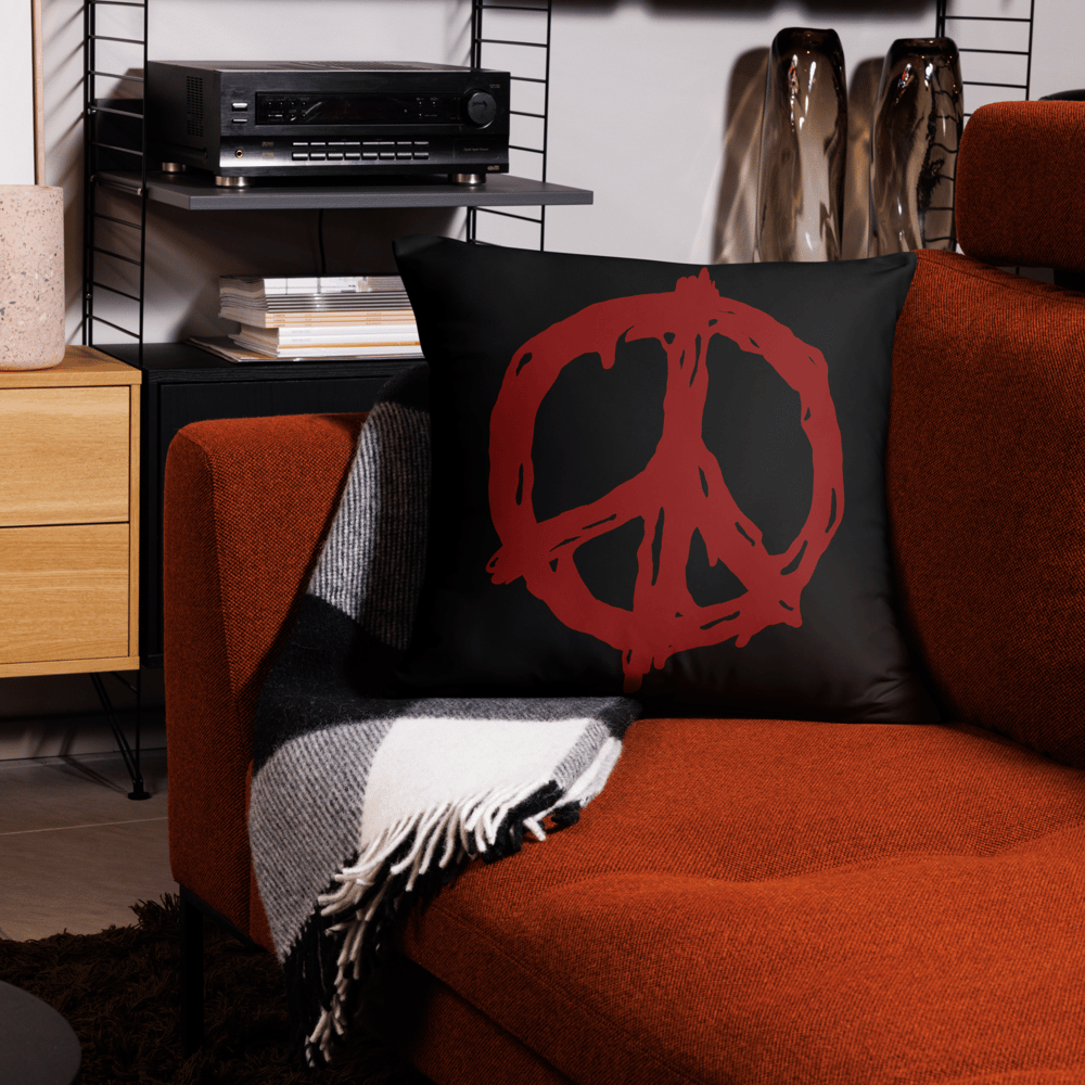 PEACE LOGO PREMIUM PILLOW