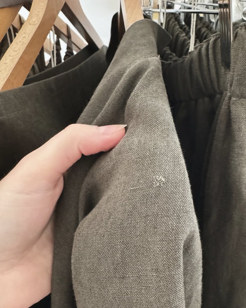 Image of n a n o v o  wrap top 001 / 100% linen 