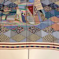Image 10 of Hermès Cashmere Shawl  "Patchwork Horse" by Nigel Peake 140cm