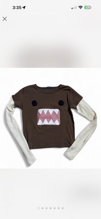 Image 4 of  Plaid Domo Kun Brandy Melville Top ♡