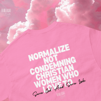 Image 1 of Biblical Baddie Apparel ® : Serve God, Serve Looks Tee Collection