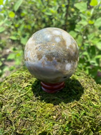 Image 2 of 8th Vein Ocean Jasper Sphere 