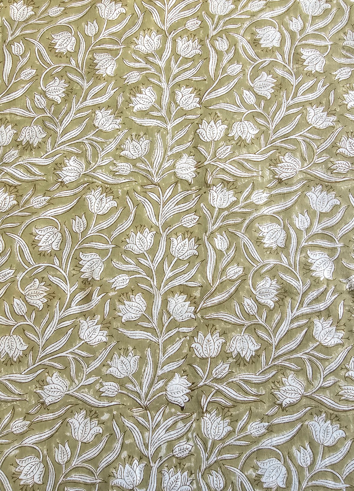 Image of Namaste fabric tulipes pistache