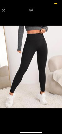 Image 2 of Black MB Leggings