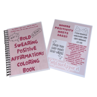 Image 1 of Bold Swearing Positive Affirmations Coloring Book