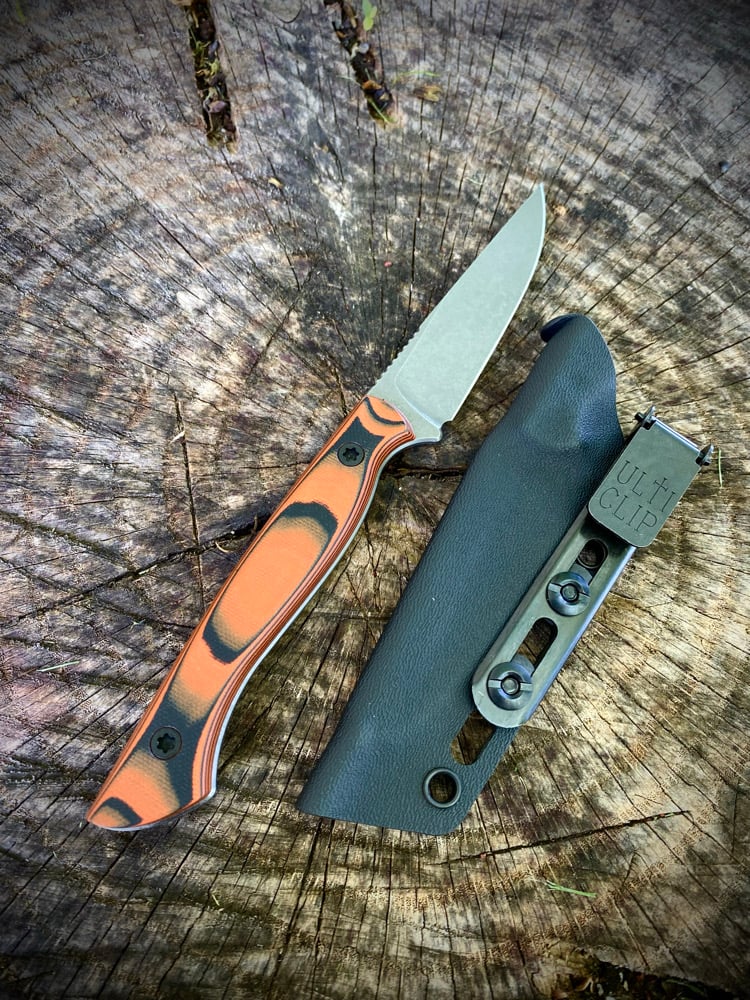 Image of TRAPPER-ORANGE/BLACK G10-MAGNACUT