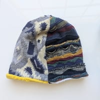 Image 2 of Upcycled Reversible Beanie Cotton Blend 32