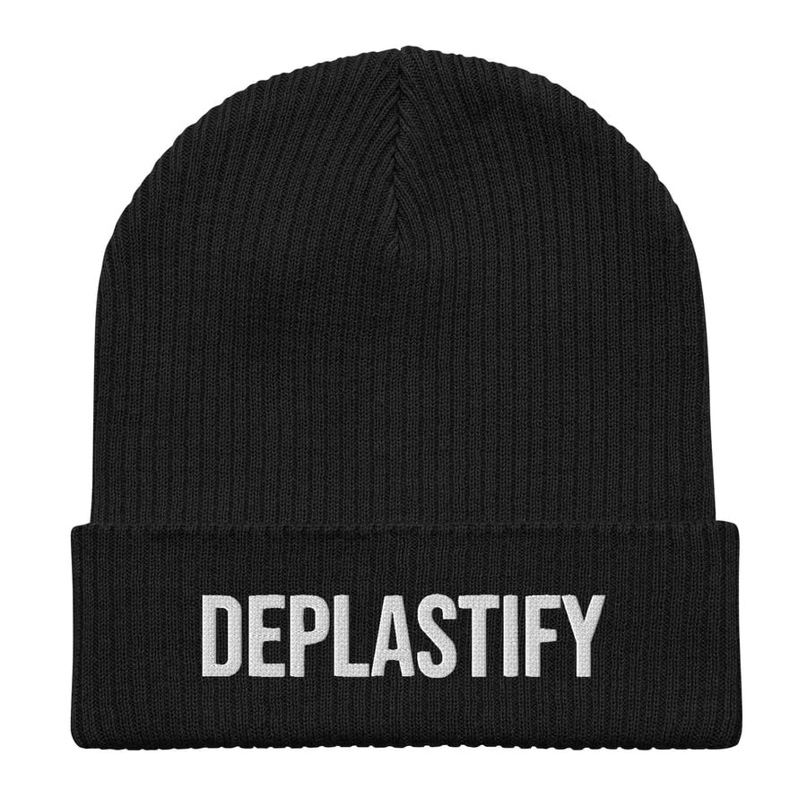Image of DEPLASTIFY Organic Cotton Ribbed Beanie