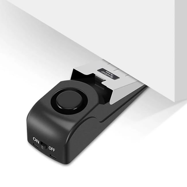 Anti-theft Door Stop Wireless Vibration Alarm Security System