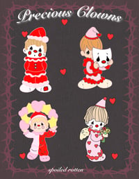 Precious Clowns sticker sheet 