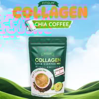 Image 1 of Fitgum - COLLAGEN CHIA COFFEE - 10 sachet