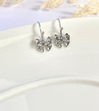 Image 2 of "Petite" Bow Earrings