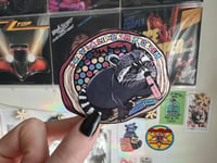 Image 3 of I Have A Lip Balm Problem Raccoon - Sticker