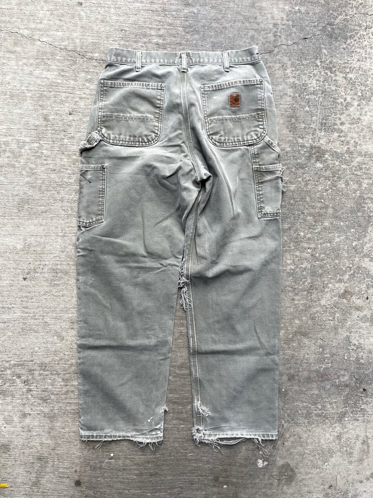 Image of Vintage Carhartt Double Knee Pants B136 MOS (2)