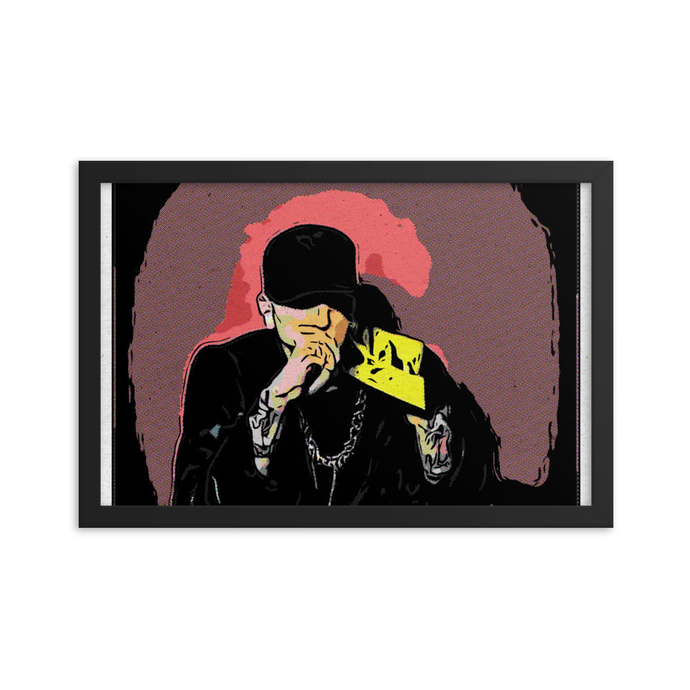 ZEN EXP - Eminem Framed photo paper poster