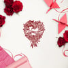 Momento Mori Heart Wreath Bubble-free stickers