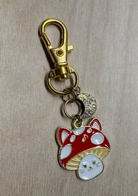 Meow-shroom Keychain