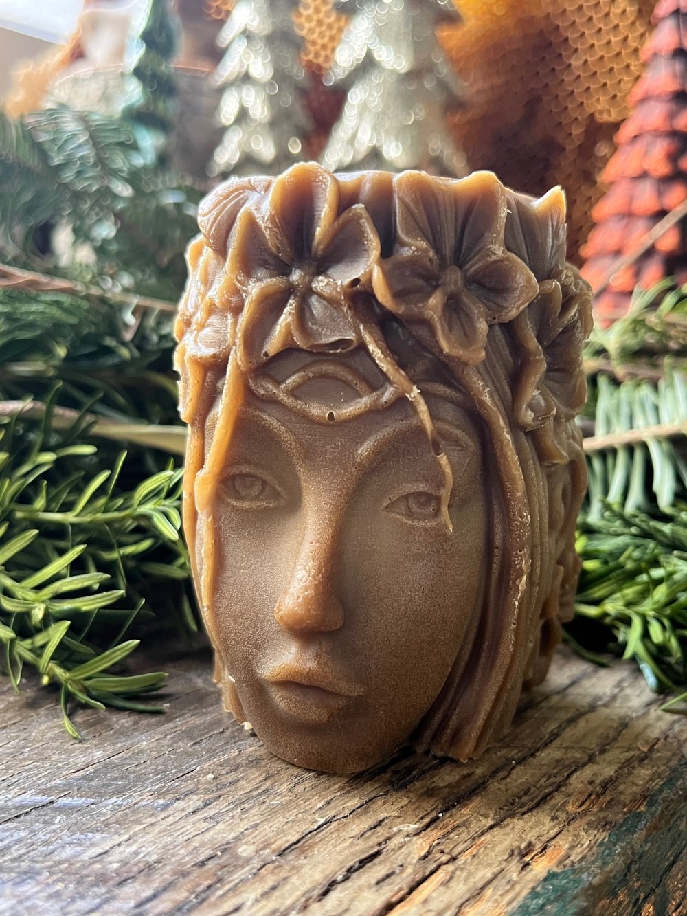 Image of Chocolate Beeswax Godess 