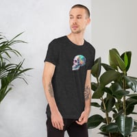 Image 20 of Colorful Neon Watercolor Skull Unisex t-shirt