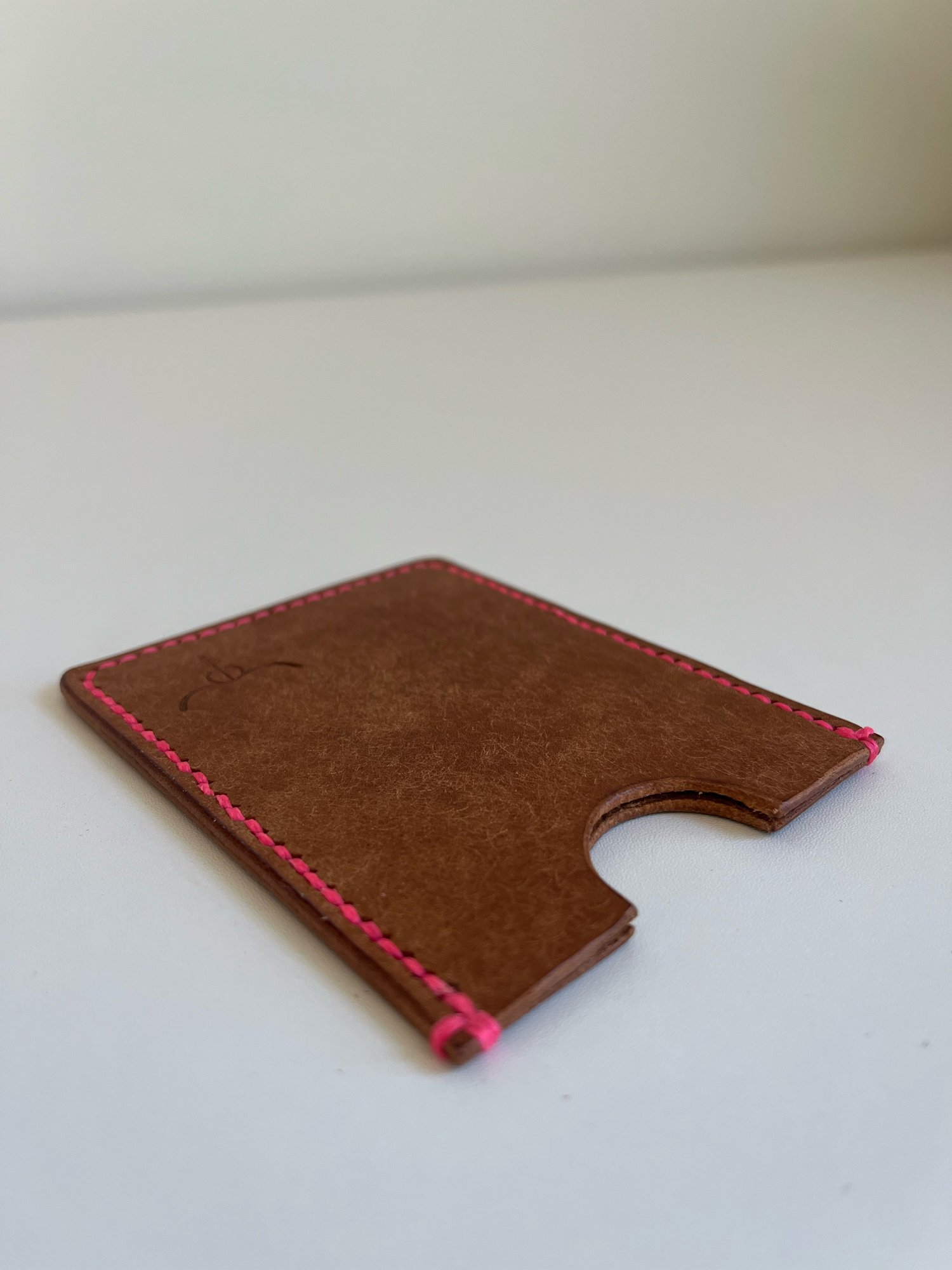 Image of Cognac Pueblo Cardholder 