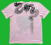 Image 2 of “SHARP TONGUE” CUSTOM PAINTED T-SHIRT XL