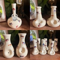 Image 1 of Fly Decal Mini Vases 