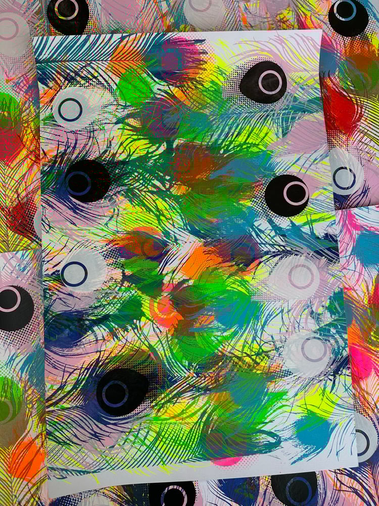 Affiche « PLUME DE PAON » 4