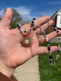 Image 2 of Sunburst Crystal Necklace