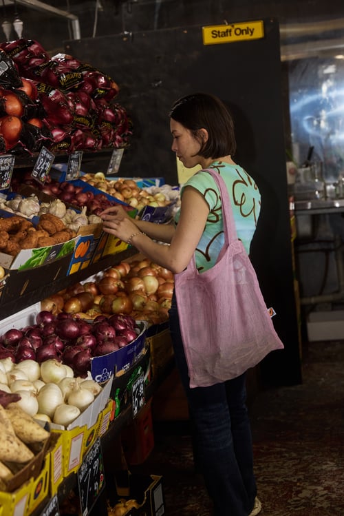 Image of Everday Tote Bag in Mauve