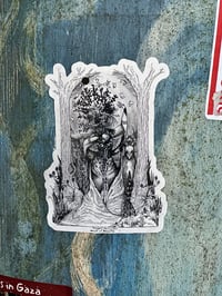 Herald of blooms sticker.