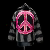 Image 1 of TieDye Peace Sign Baja