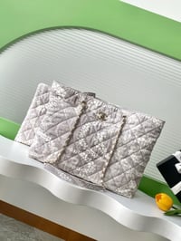 Image 3 of CC Denim Shopping Bag