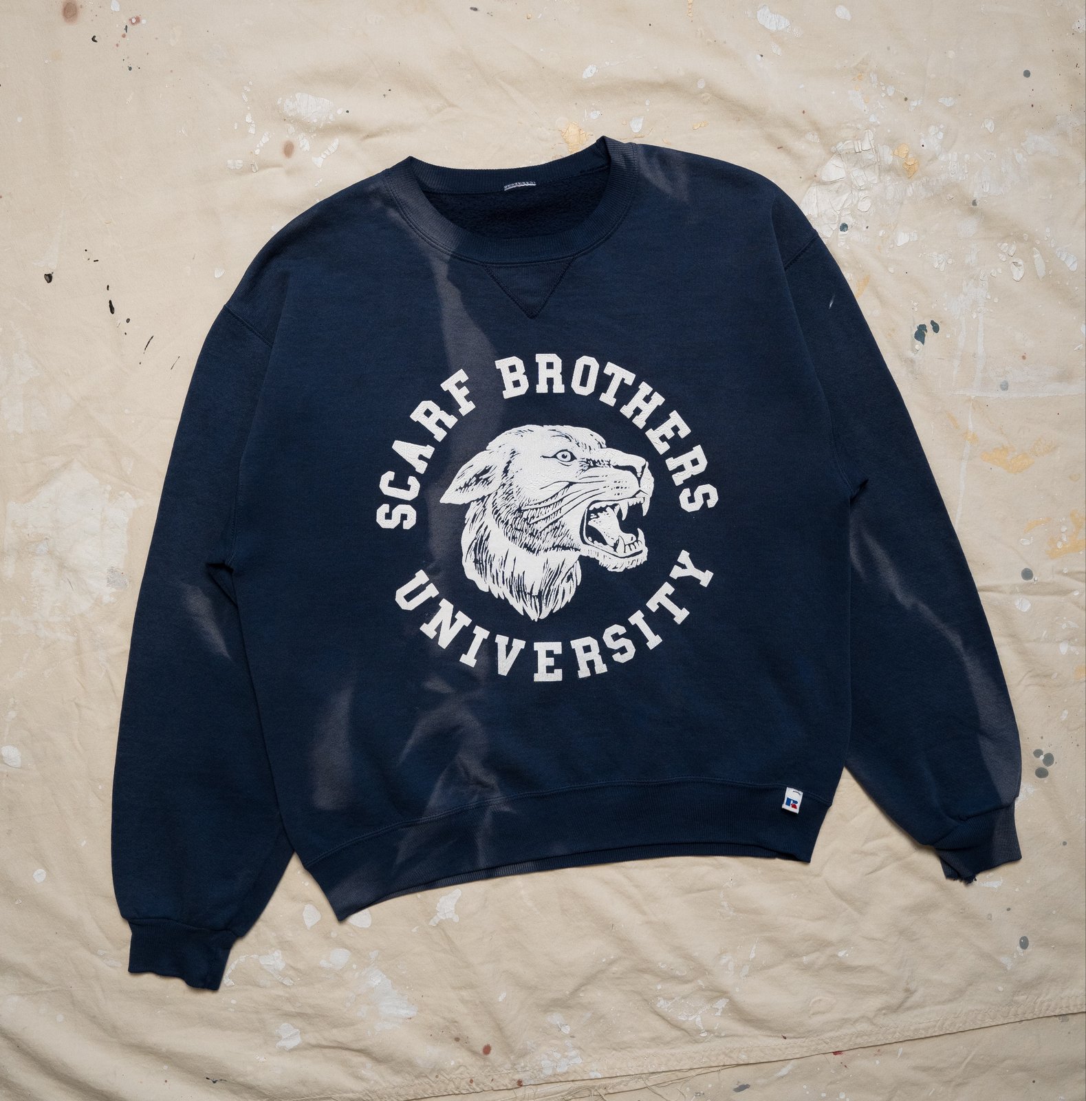 University Single V (Large) - N.Blue | Scarf Brothers