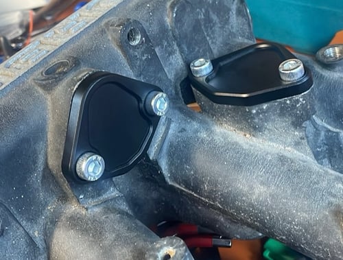 Image of Nissan FJ20 - OEM Intake EGR blanking plate set