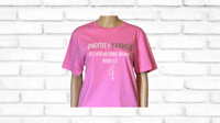 Image 1 of Heavenly Made Apparel Daughter Of Yahweh Pink Adult T-Shirt  