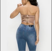 Image 3 of Scallop Edge Zip-up Top