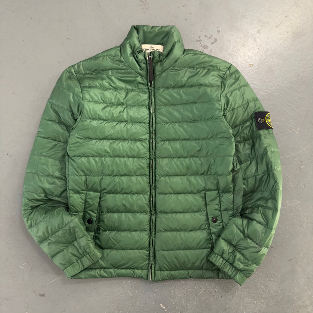 Image of SS 2012 Stone Island Micro Rip Den down jacket, size small