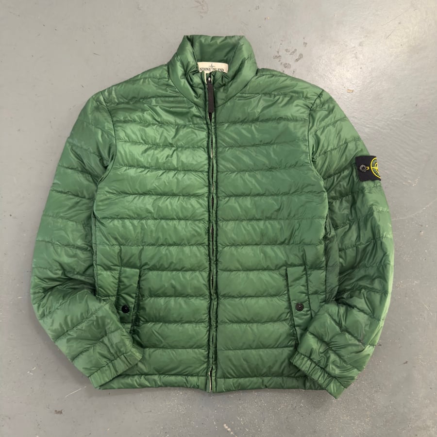 Image of SS 2012 Stone Island Micro Rip Den down jacket, size small