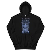 Image of DISMA - SUCCUMB TO THE HAUNTING STENCH - BLUE - HOODED PULLOVER SWEATSHIRT