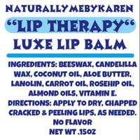 Image 2 of “LIP THERAPY” LUXE LIP BALM W/LANOLIN 
